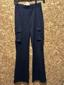Halara Women’s Blue Cargo Flare Leggings Size A - Picture 1 of 7