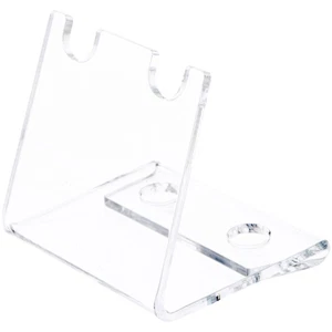 Plymor Clear Acrylic 2 Closed Pen Display Holder, 2.5" H x 3" W x 2.5" D - Picture 1 of 1