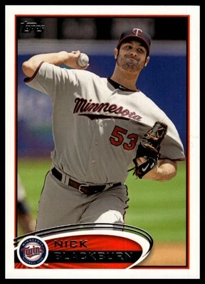 2012 Topps #316 Nick Blackburn - Image 1 of 2