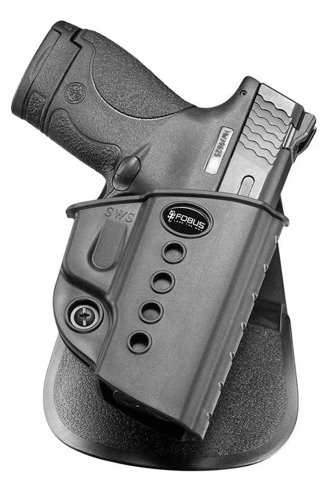 Fobus SWS Evolution RH OWB Paddle Holster S&W M&P Shield / Taurus Slim