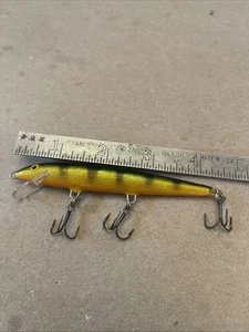 Vintage Rapala Finnland 4,25 Zoll schwimmender Minow 0,25 Unzen Angelköder Barsch - Bild 1 von 4