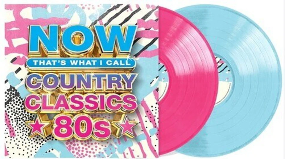 NOW Country Classics 80s - Limited Pink & Blue 2 LP Vinyl - BRAND NEW & SEALED! - Image 1 of 1