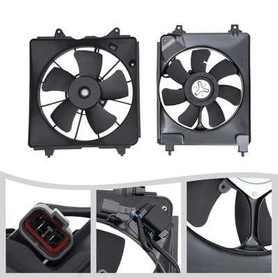 Left & Right Radiator Cooling Fan Engine Cooling Fan For 2006-2011 Honda Civic - Image 1 of 4