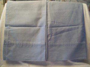 Vtg. Martex Standard Light Blue Pillowcases - Picture 1 of 4