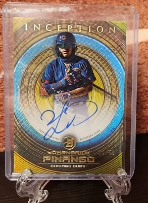 2022 Bowman Inception PA-YP Yohendrick Pinango Prospect Auto 35/50 - Image 1 of 2