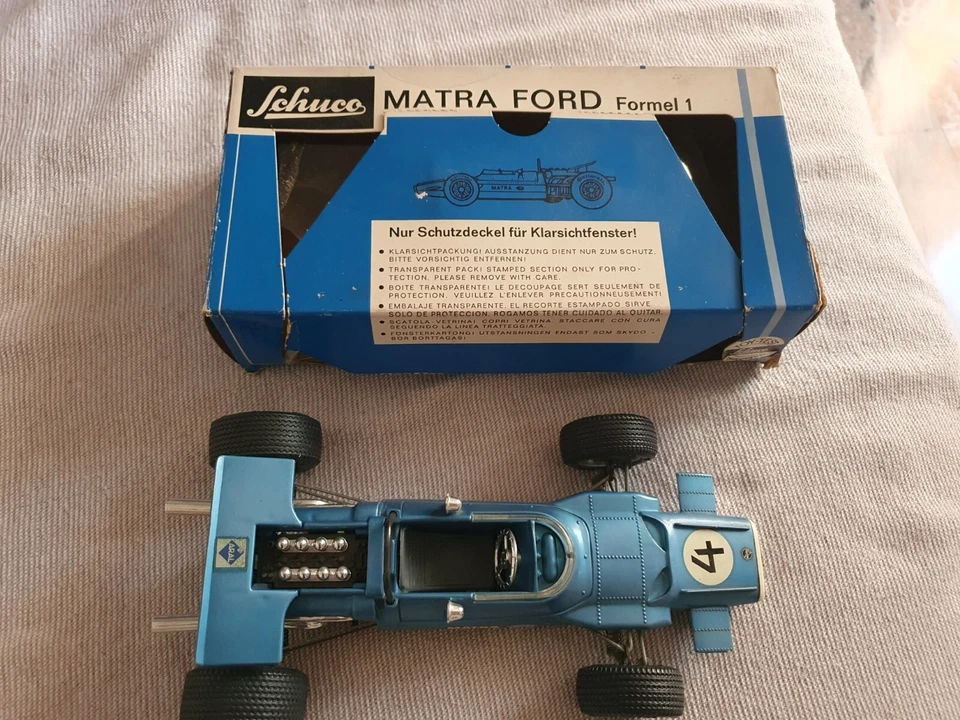 Schuco coppia Matra-Ford Formula 1, 1969, numero 1074, con Scatola - Immagine 1 di 4