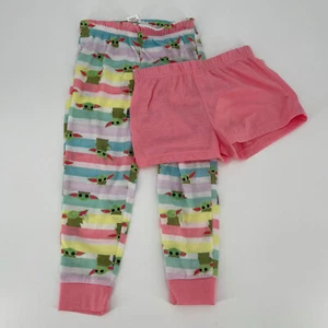Baby Yoda Pajamas Girls Star Wars Mandalorian Size XS Shorts Pants NWOT - Picture 1 of 5