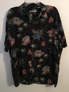 Rayón grande Batik Bay Hawaiian para hombre talla grande - Imagen 1 de 4