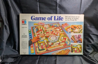 MB Games Game Of Life Vintage 1978 Family Board Game - most pieces - Image 1 of 4