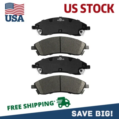 Juego de pastillas de freno delanteras de cerámica para Cadillac SRX 2004 2005 2006 2007 2008 2009 Foto 1 de 2