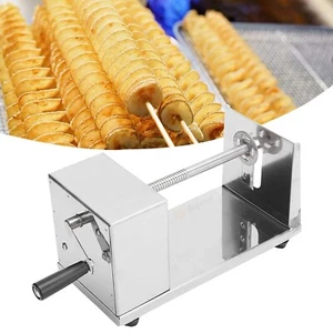 Cortador manual de patatas retorcido de acero inoxidable cortador de verduras en espiral para freír - Imagen 1 de 7