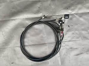 90-05 MAZDA MX-5 MIATA TRUNK GAS FUEL DOOR RELEASE CABLES LATCH LEVER 1999-2005 - Foto 1 di 2