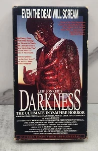 Leif Jonker Darkness The Ultimate In Vampire Horror 1995 VHS Tape - Picture 1 of 10