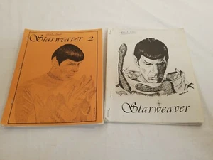 Star Trek TOC Starweaver 1 & 2 Fanzine Magazine Vtg MISSING PAGES Spock 1980 - Picture 1 of 4
