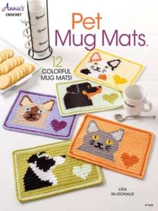 ¡¡NUEVO!! ALFOMBRILLAS PARA TAZAS ANNIES CROCHET PARA MASCOTAS 12 ESTERAS COLORIDAS MÁS 2 ESTERAS PARA ALIMENTOS PARA MASCOTAS - Imagen 1 de 2