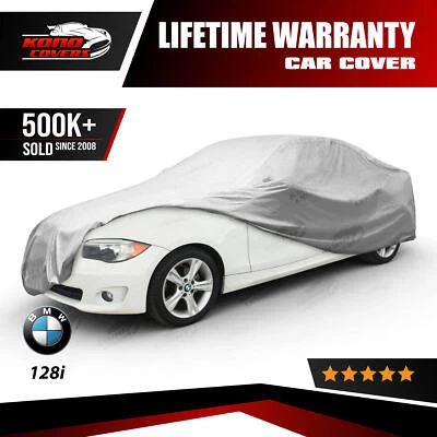 Cubierta de coche impermeable de 4 capas para BMW 128I cupé 2008 2009 2010 2011 2012 Foto 1 de 4