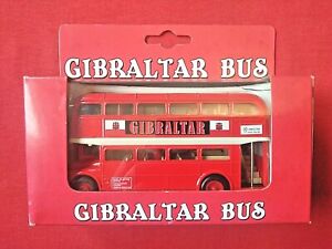 ESTORIL - 4.5" GIBRALTAR BUS - DOUBLE DECKER - PULL BACK AND GO ACTION - NEW