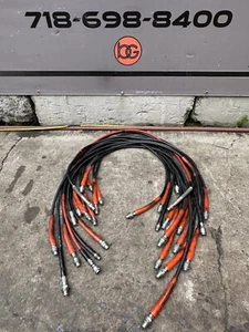 (15) SPX Power Team 9754 HYDRAULIC JACK HOSE 6FT Hose 1/4" ID 3/8 NPT COUPLER - Picture 1 of 5