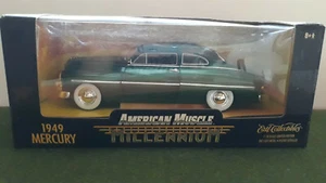 MERCURY 1949 vert anodise 1/18 AMERICAN MUSCLE ERTL MILLENNIUM 32234 voiture mi - Picture 1 of 2