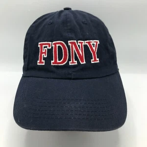 FDNY Gorra de Béisbol Azul Rojo Blanco Algodón Adulto Ajustable Correa Talla Única - Imagen 1 de 9