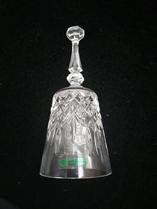 Galway Irish Clear Crystal Bell Etched Claddagh 24% Lead Crystal EUC - Picture 1 of 5