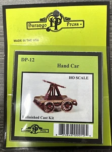 Durango Press HO Kit DP-22 HO Handcar 1:87 NIP Standard Gauge Handcar 1:87 - Picture 1 of 4