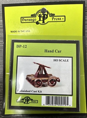 Durango Press HO Kit DP-22 HO Handcar 1:87 NIP Standard Gauge Handcar 1:87 - Image 1 of 4