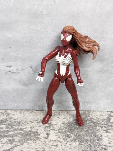 Marvel Legends Infinite Series Warriors of the Web BAF Ultimate Spider-Woman Cover