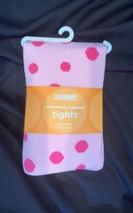 Gymboree HALLOWEEN Pink Dot Tights NWT 5 6 7 8 9 10 - Picture 1 of 2