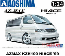 TOYOTA AZMAX KZH100 HIACE '99 Van Detail up parts 1:24 scale model AOSHIMA 06215