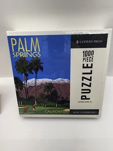 Lantern Press Palm Springs Calif 1000 Piece Puzzle w/ Poster Golf New Sealed - Picture 1 of 13