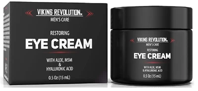 Crema de ojos para hombre - antienvejecimiento natural, tratamiento de ojeras, reduce la hinchazón y Foto 1 de 4