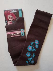 JAMBIERES FEMME/FILLE MARQUE TWINDAY TAILLE 35/37 COLORIS MARRON 78% COTON - Picture 1 of 2
