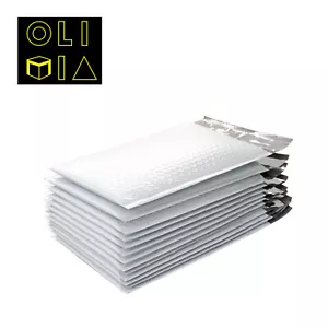 Busta spedizione imbottita #000 Poly Bubble foderata 4x8 (4x7" utilizzabile) - Foto 1 di 8