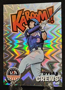 Dylan Crews Kaboom 2025 Panini Stars & Stripes EE. UU. #7 SSP Estuche Hit - Imagen 1 de 8