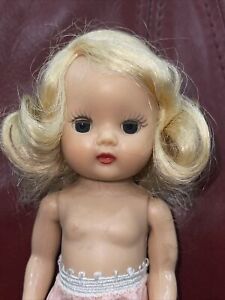 Vintage Nancy Ann Storybook Muffie Walker Doll 7” Blonde