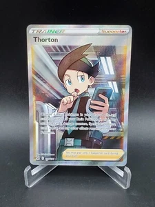 Thorton 195/196 Full Art Trainer Ultra Rare Verlorener Ursprung Pokemon Karte Mint - Bild 1 von 2