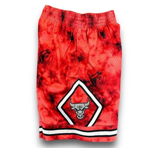 Chicago Bulls Mitchell & Ness Galaxy Reflective Swingman Jersey Shorts Mens Sz S Cover