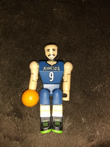 Ricky Rubio Miniature Figurine Minnesota Wolves #9 Loose 2 1/2" NBA Plastic Cover