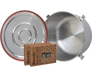 Contenedor hermético de metal con control de humedad CVault de 50 litros capacidad 5-7 libras - Imagen 1 de 1