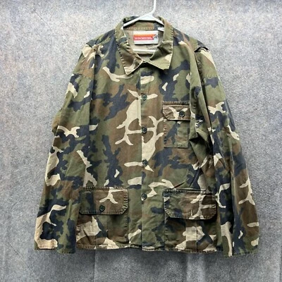 Camisa Winchester Hombres XXL Camuflaje Pato Abotonada Camuflaje Caza Bolsillos De Colección Foto 1 de 4