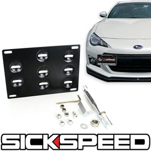 FRONT BUMPER TOW HOOK MOUNTING LICENSE PLATE RELOCATION BRACKET 005 - Picture 1 of 1