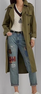 Lauren Ralph Lauren Women’s Sz 6 Jeans Patches Tapered Fit Medium Wash High Rise - Picture 1 of 11