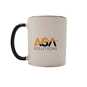 ASA Solutions Kaffeebecher One More Thing weiß schwarz Werbung Beratung LESEN - Bild 1 von 9