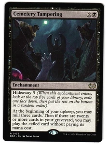 Cemetery Tampering 135 - casi nuevo - Commander: Duskmourn: House of Horror R - Imagen 1 de 2