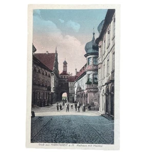 Postkarte AK Marktbreit Main Rathaus mit Maintor Ungelaufen - Bild 1 von 3