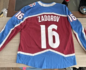 Authentic Fanatics Nikita Zadorov #16 Colorado Avalanche NHL Hockey Jersey Sz LG - Picture 1 of 8