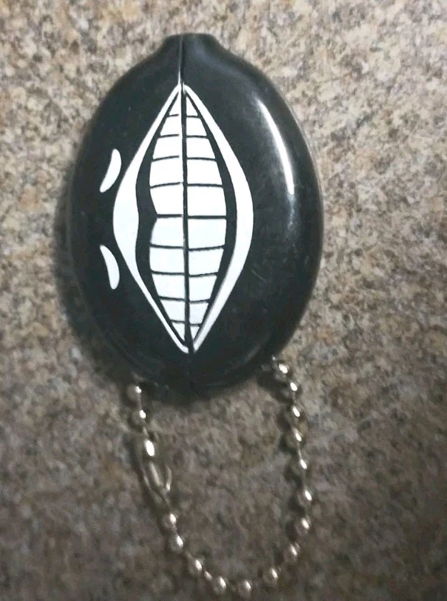 Vintage Ed Black Chevrolet Coin Purse Keychain Blackbird - Image 1 of 2