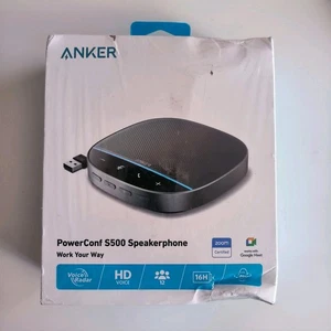 Altavoz de conferencia Anker PowerConf S500 negro USB-C. Nuevo precintado - Imagen 1 de 6