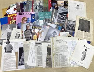 HUGE LOT Vintage Antique crochet patterns magazines mixed Sewing Material - Picture 1 of 18